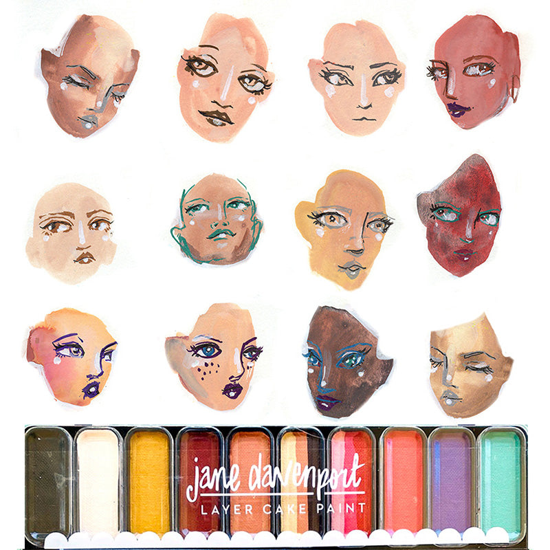 Ice Cream LayerCake Palette- Painting Skintone made Easy